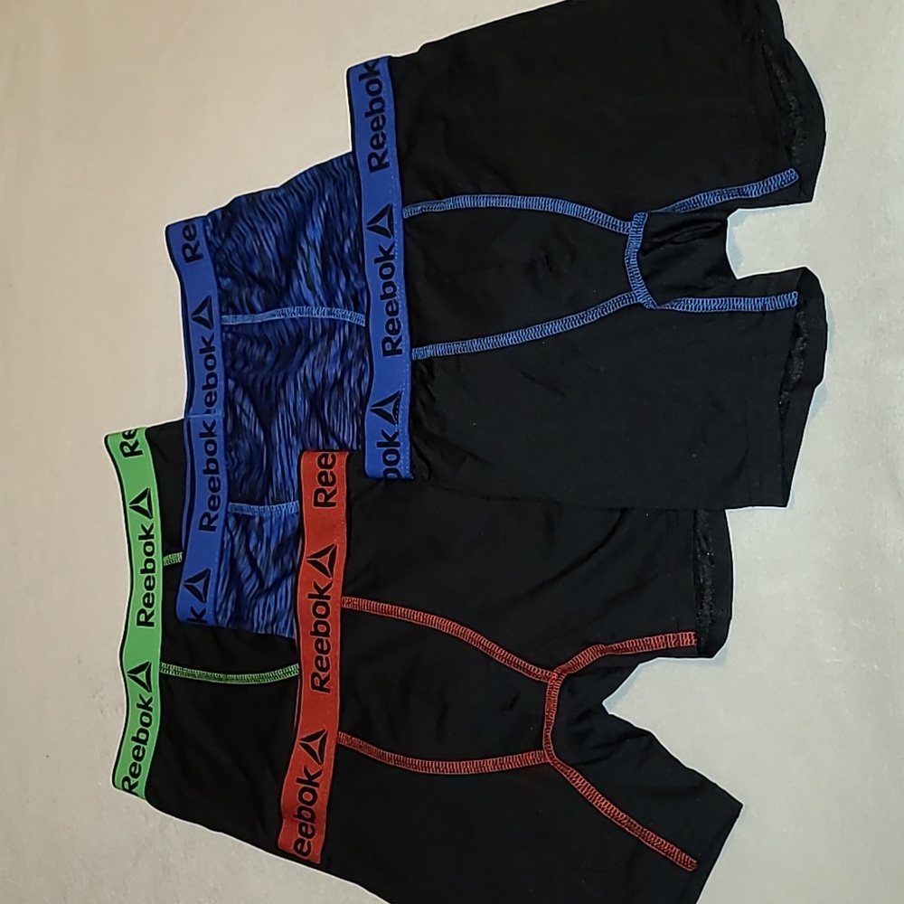 NWOT! Boys Reebok performance boxer briefs small 4 pack